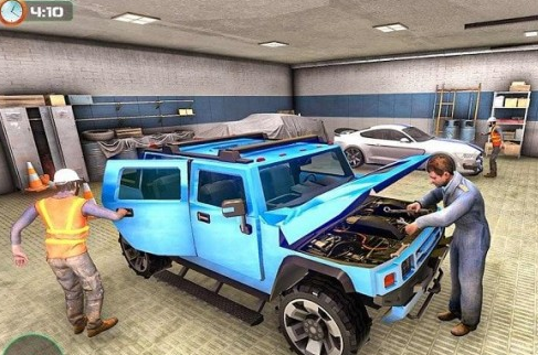 2,模拟汽车改装玩法,成为一名合格的修理人员,不断改装车辆提高整车